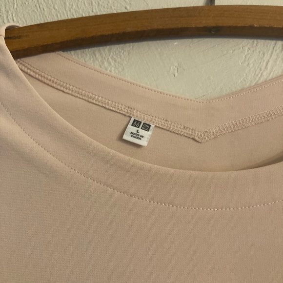 Belle Sleeve Nude/ Pink Top - Picture 2 of 3